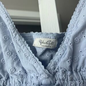 Brandy Melville John galt light blue tank top size S